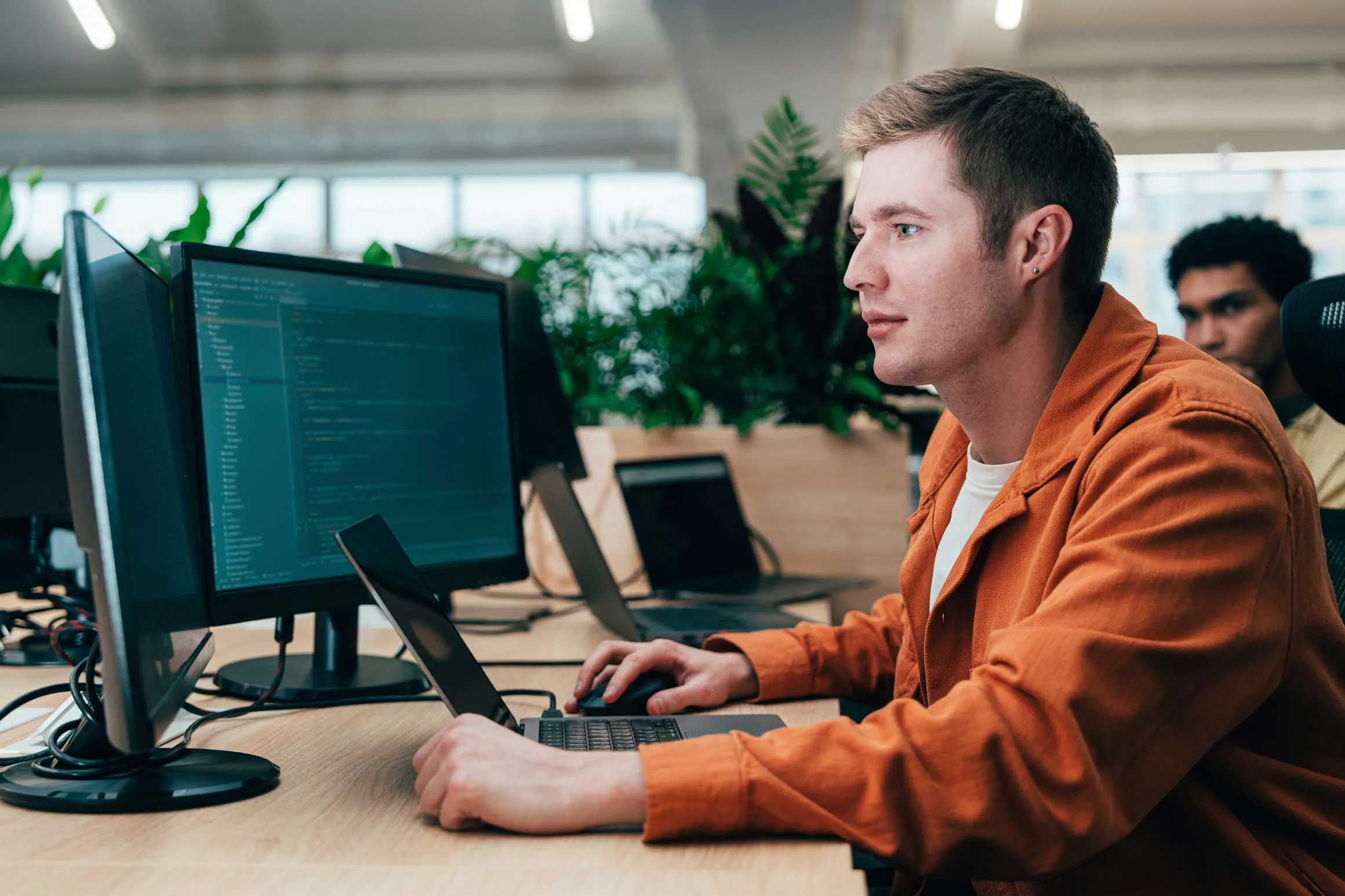 Developers building business software