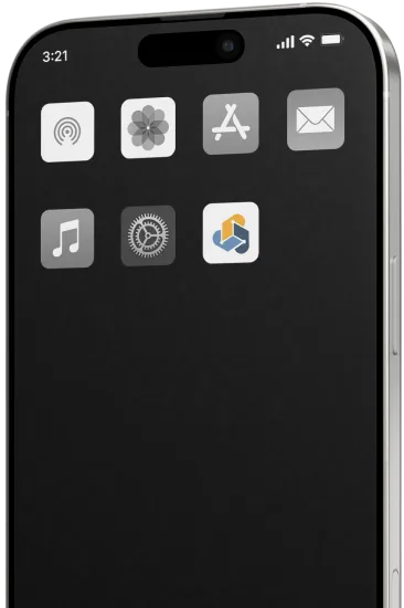 Mobile app interface demo